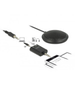 Delock Konferenční stolní mikrofon všesměrový pro konferenci s 3,5 mm stereo jack samec 3 pin