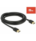 Delock DisplayPort kabel 8K 60 Hz 3 m DP 8K certifikováno