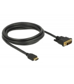 Delock Kabel HDMI na DVI 24+1 obousměrný 2 m