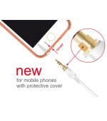 Delock Kabel Stereo Jack 3,5 mm 3 pin samec > samec 2 m bílá
