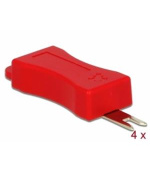 Delock Nástroj pro RJ45 bezpečnostní klip 4 kusů