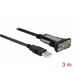 Delock USB 2.0 1 x sériový RS-232 adaptér 3 m