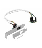 Delock Mini PCIe I/O PCIe half size 1 x Gigabit LAN Low Profile