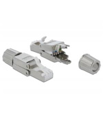 Delock RJ45 samec Cat.6A STP bez použití nástroju