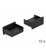 Delock Prachová záslepka pro USB Type-A samice samice bez uchopení 10 kusu cerná