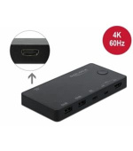 Delock HDMI / USB-C™ KVM Switch 4K 60 Hz s USB 2.0