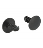 Delock Príchytka ve tvaru jedle, cerná, 10 ks