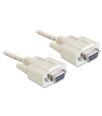 Delock sériový kabel Null modem 9 pin samice/samice 3 m