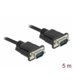 Delock Sériový kabel rozhraní RS-232 Sub-D9, ze zástrčkového na zástrčkový, délky 5 m