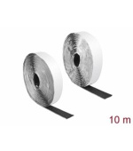 Delock Prilnavá páska suchého zipu Velcro, na zapínání háckovým a smyckovým povrchem, D 10 m x Š 25 mm, cerná