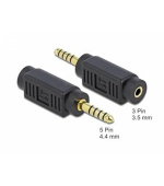 Delock Adaptér Stereo jack samec 4.4 mm 5 pin na Stereo jack samice 3.5 mm 3 pin