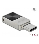 Delock Mini Flash disk USB 3.2 Gen 1, USB-C™, 16 GB - kovový kryt