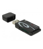 Delock Čtečka karet Mini USB 2.0 a se sloty pro karty SD a Micro SD