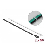 Delock Bleskový úvazek na opakované použití, D 120 x Š 3,6 mm 100 ks