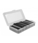 Delock Sada trubiček smršťujících se zahřátím, poměr smrštění 2:1, černé, 196 ks