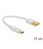Delock Nabíjecí kabel USB Typu-A na USB Type-C™, délky 15 cm