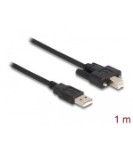 Delock Kabel USB 2.0 Typ-A samec na Typ-B samec se šroubky 1 m