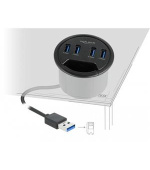 Delock Čtyřportový stolní rozbočovač se 4 x SuperSpeed USB Typu-A