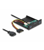 Delock 3.5” USB 3.2 Gen 1 přední panel 2 x USB Type-C™ + 2 x USB Typ-A