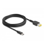 Delock Nabíjecí kabel pro laptop, ze zástrčky rozhraní USB Type-C™ na zástrčku Lenovo 11,0 x 4,5 mm