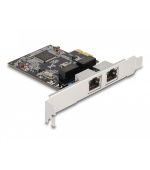 Delock PCI Express x1 karta na 2 x RJ45 Gigabit LAN
