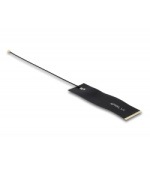 Delock LoRa Anténa 863 - 928 MHz MHF® 4 samec 1,68 dBi 1.13 15 cm FPC černá samolepící