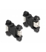 Delock Adaptér USB 2.0 ze zásuvky Typu-A na zásuvku Typu-B, se šroubovým připojením