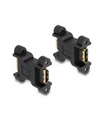Delock Adaptér HDMI ze zásuvky na zásuvku, se šroubovým připojením