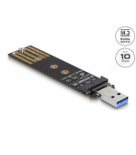Delock Kombo převodník pro SSD M.2 NVMe PCIe nebo SATA s USB 3.2 Gen 2