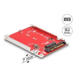 Delock 2.5” Převodník U.3 SFF-8639 - M.2 NVMe Key M - 7 mm