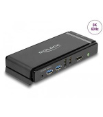 Delock DisplayPort 1.4 KVM Switch 8K 60 Hz s USB 5 Gbps a Audio