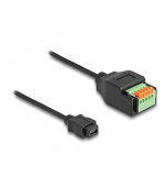 Delock Adaptér kabelu ze zásuvkového konektoru USB 2.0 Typu Mini-B (samice) na svorkovnici, s tlačítkem, 15 cm