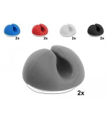 Delock Mini sada držáků kabelů, 10 ks, ve vybraných barvách