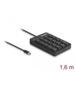 Delock USB Type-C™ numerická klávesnice 19 kláves černá