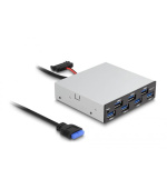 Delock 3.5” USB 5 Gbps přední panel 7 x USB Typ-A