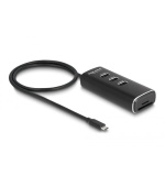 Delock 3 portový rozbočovač USB 10 Gbps obsahující čtečku karet SD a Micro SD s konektorem USB Type-C™