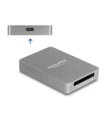 Delock Čtečka karet s rozhraním USB Type-C™ v hliníkovém krytu na paměťové karty CFexpress nebo XQD
