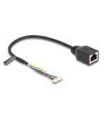 Delock Kabel ze zásuvky RJ45 na zásuvkový pinový konektor, 1,25 mm, 4 pinový a zásuvkový pinový konektor, 1,25 mm, 6 pin