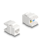 Delock Modul Keystone, ze zásuvky RJ45 na LSA, Cat.6A, beznástrojový, mini