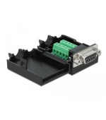 Delock Adaptér z D-Sub 9 pin zásuvkový konektor na 10 pin svorkovnici s krytem