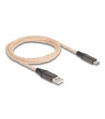 Delock Kabel z rozhraní USB 2.0 Typ-A na USB Type-C™, s RGB osvětlením, 1 m