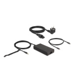 Delock Dokovací stanice na tři displeje USB Type-C™ s rozhraními DisplayLink® 4K / USB Hub / LAN / SD / Audio / PD 96 W