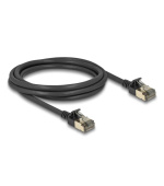 Delock Síťový kabel RJ45 Cat.8.1, F/FTP Slim Pro, 2 m, černý