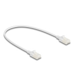 Delock Síťový kabel RJ45 Cat.6A, ze zástrčky na zástrčku, s robustní západkou, pro průmyslové použití, U/UTP Slim, 0,3 m