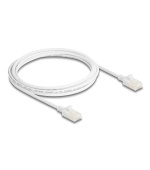 Delock Síťový kabel RJ45 Cat.6A, ze zástrčky na zástrčku, s robustní západkou, pro průmyslové použití, U/UTP Slim, 2 m,