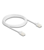 Delock Síťový kabel RJ45 Cat.6A, ze zástrčky na zástrčku, s robustní západkou, pro průmyslové použití, U/UTP Slim, 3 m,
