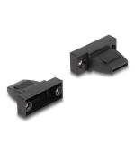 Delock Kryt D-Sub na 9 pinový zástrčkový / zásuvkový plastový kryt na plochý kabel