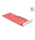 Delock Karta PCI Express x16 na 4 x interní M.2 Key M 110 mm NVMe - rozvětvení