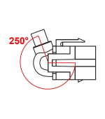 Delock Keystone modul USB 5 Gbps A samice na USB typu C™ samec s kabelem