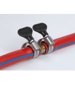 Delock Motýlková hadicová svěrka, 16 - 25 mm, 10 ks černá